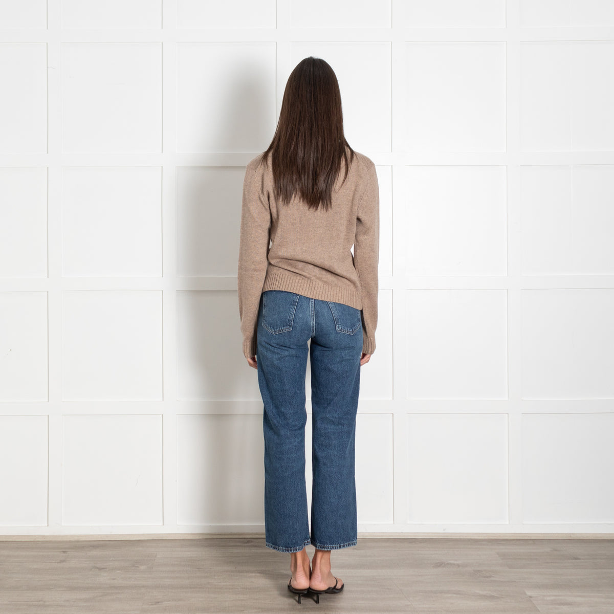 Pieszak Denim Brown Round Neck Sweater - Image 5