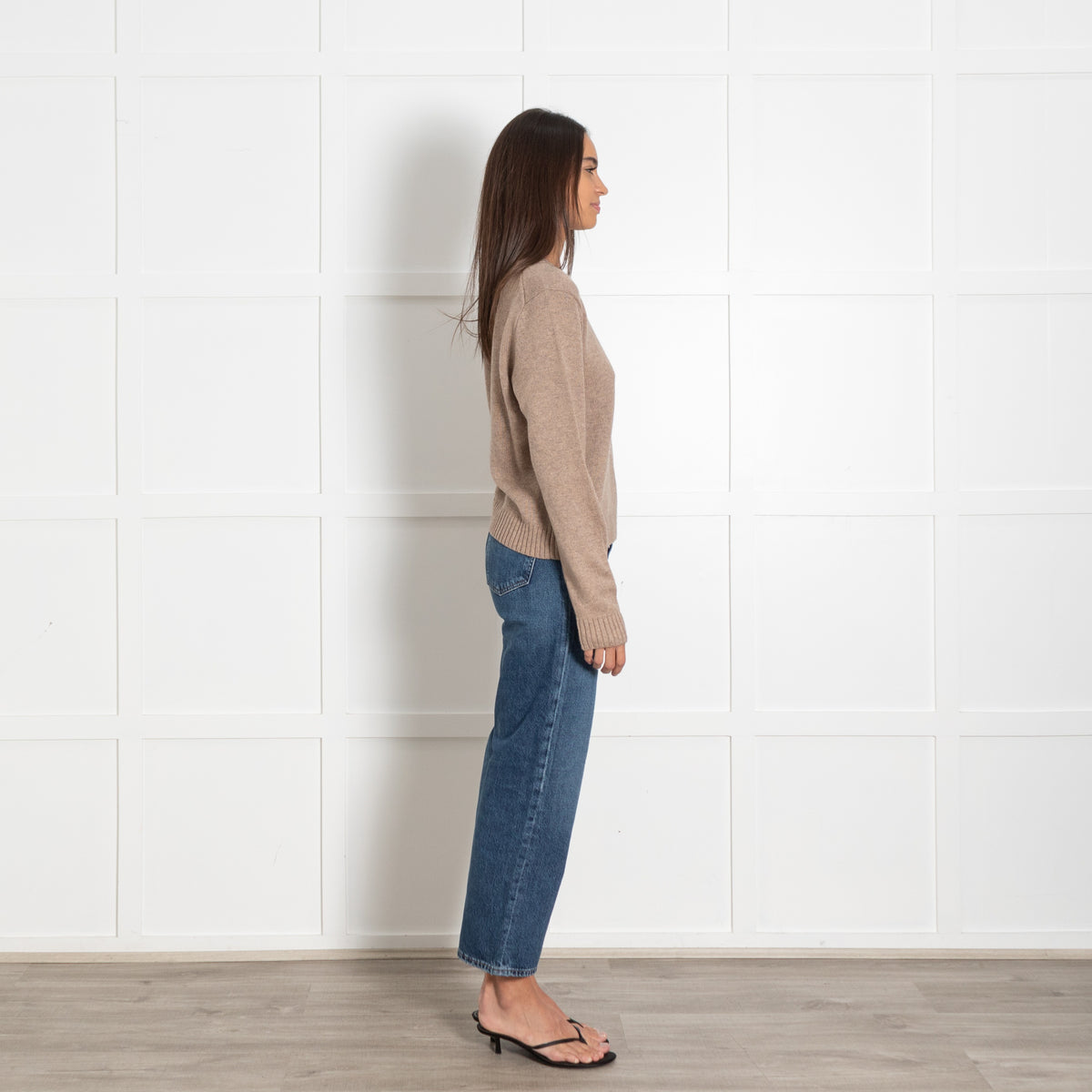 Pieszak Denim Brown Round Neck Sweater - Image 6
