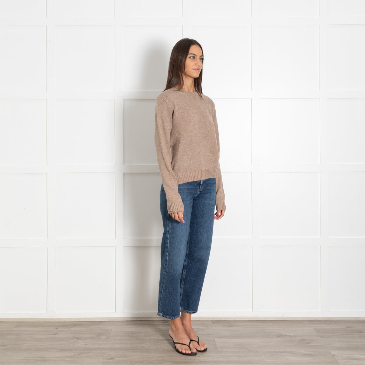 Pieszak Denim Brown Round Neck Sweater - Image 7