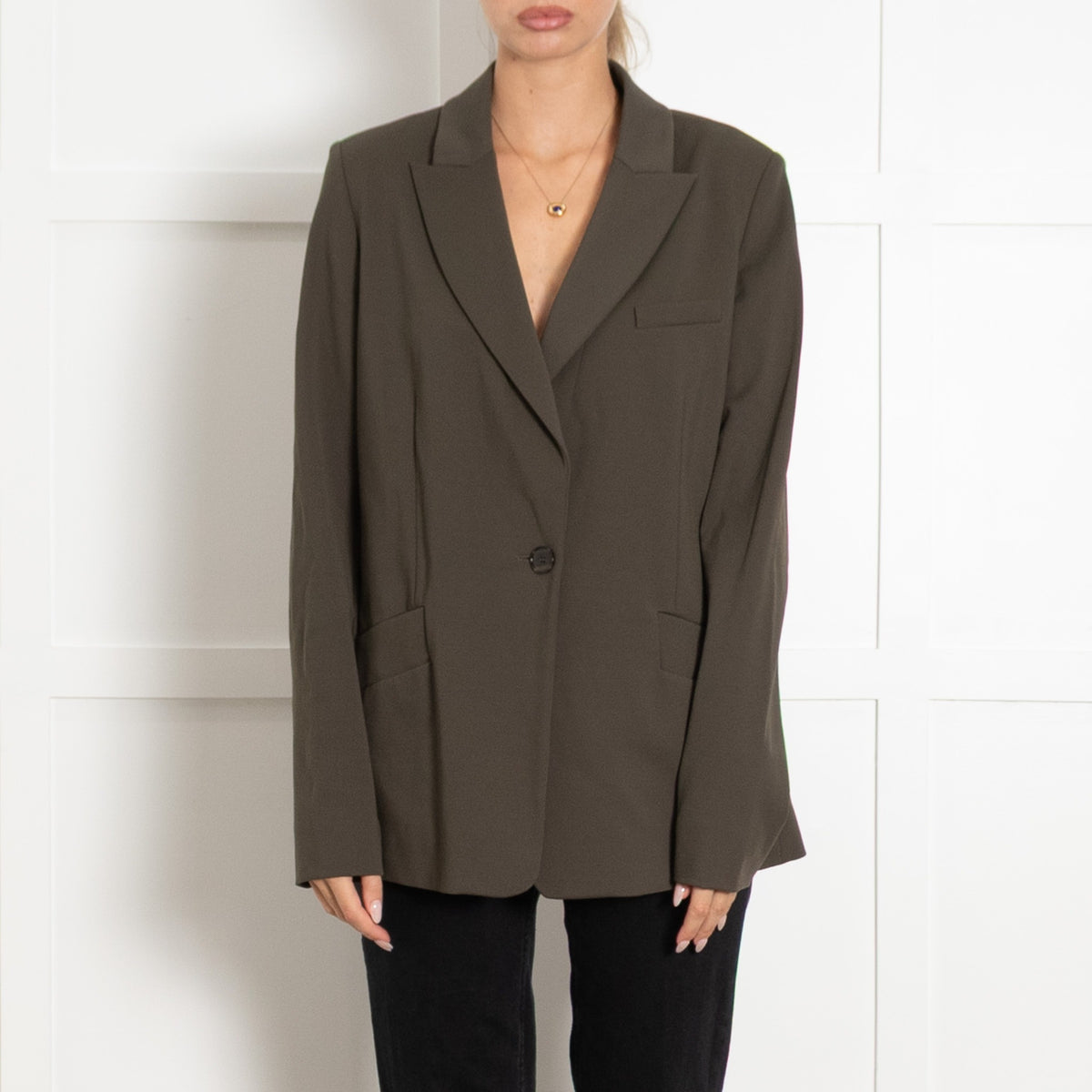 Pinko Khaki Blazer - Image 2