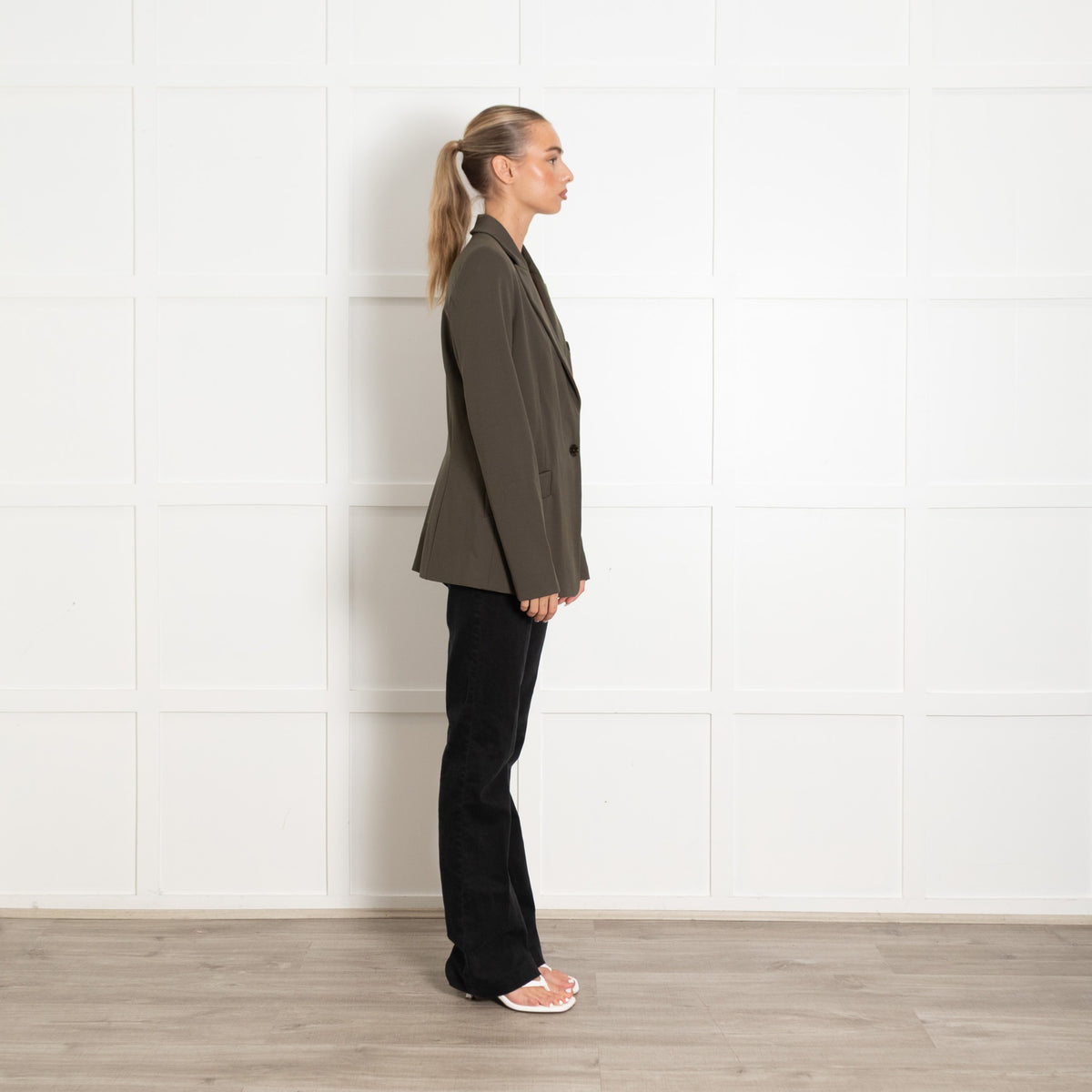 Pinko Khaki Blazer - Image 6