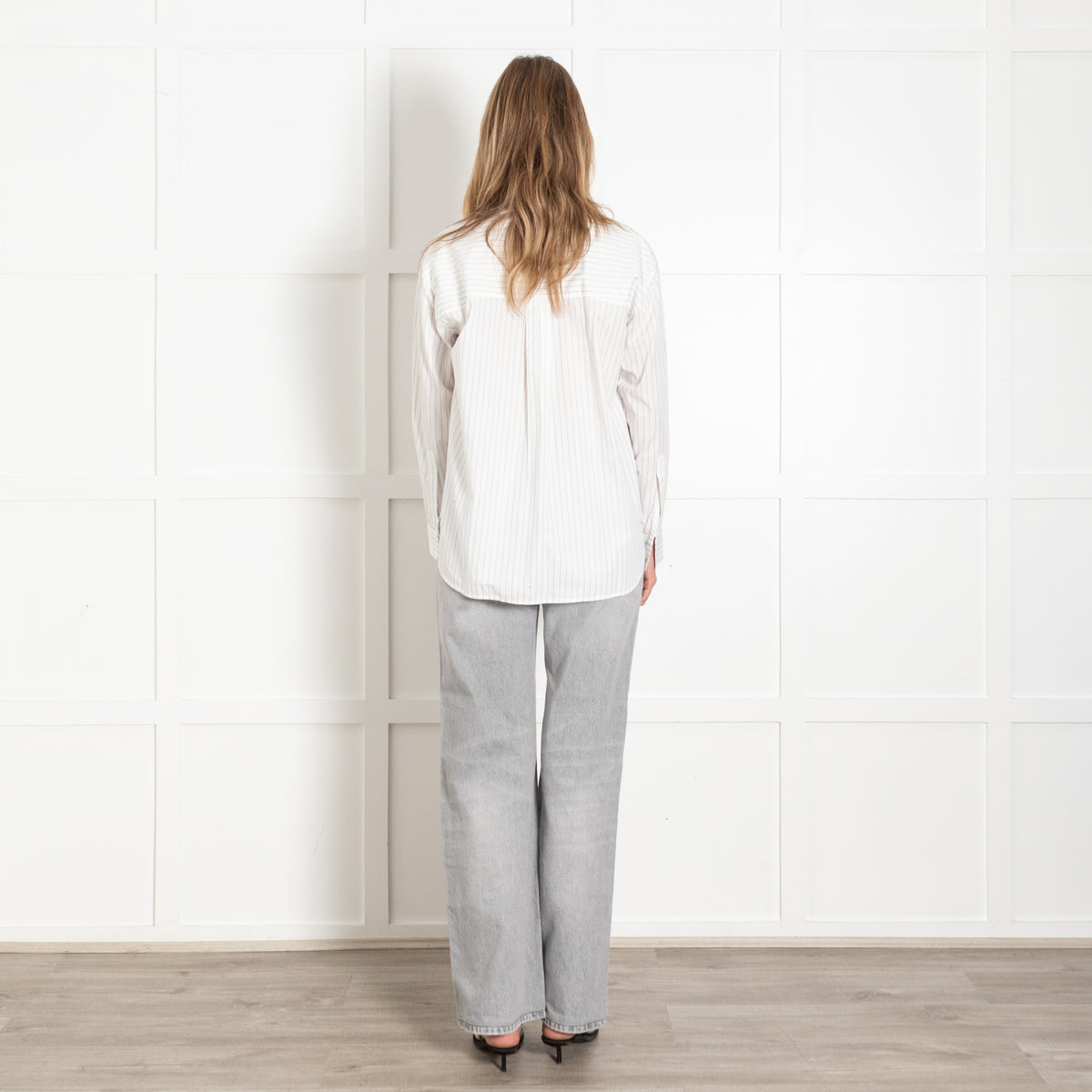 White Pinstripe Shirt - Image 5