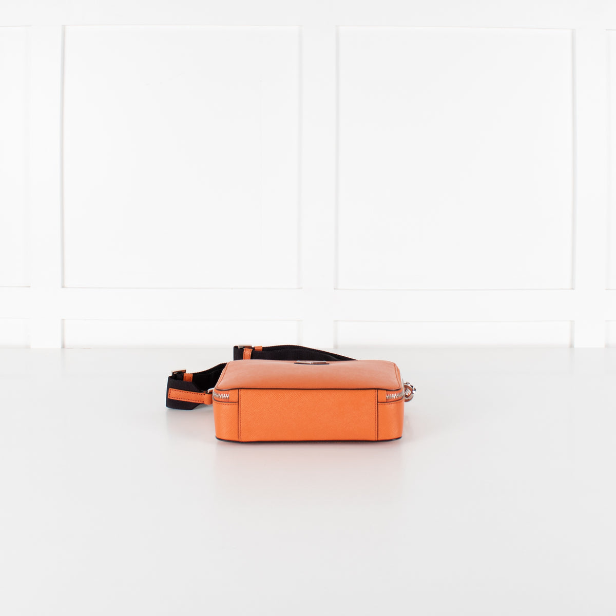Prada Saffiano Leather Orange Brique Bag - Image 5