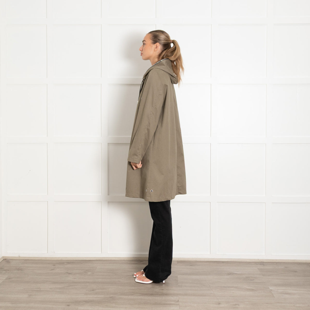 Pret Pour Partir Khaki Waterproof Brooklyn Parka With Removable Wool Lining - Image 4