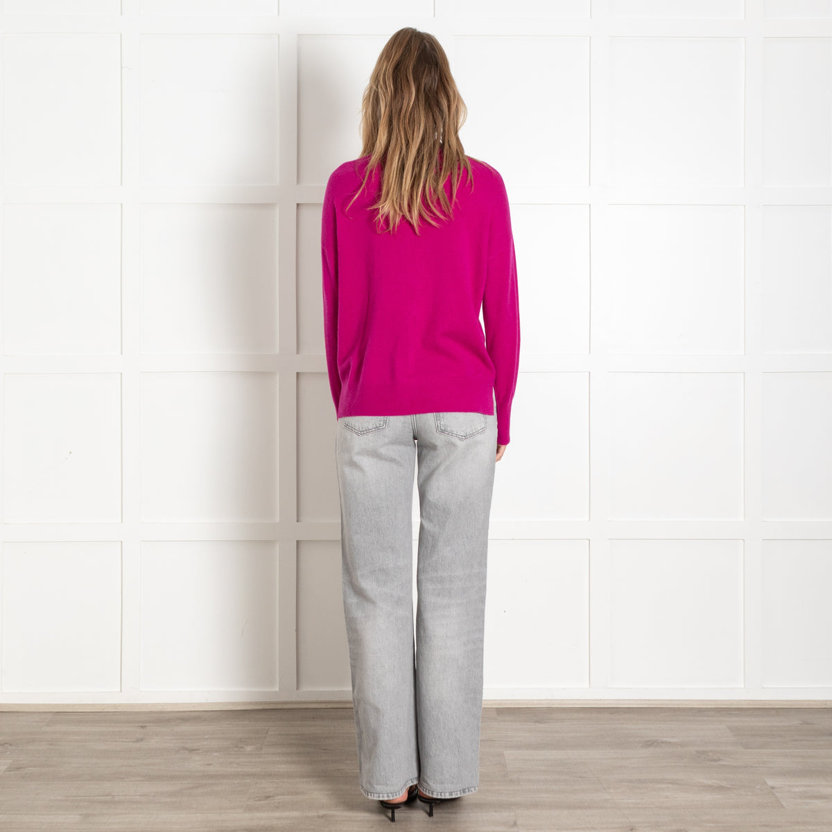 Princesse Tam Tam Fuchsia Pink V-Neck Cardigan - Image 5