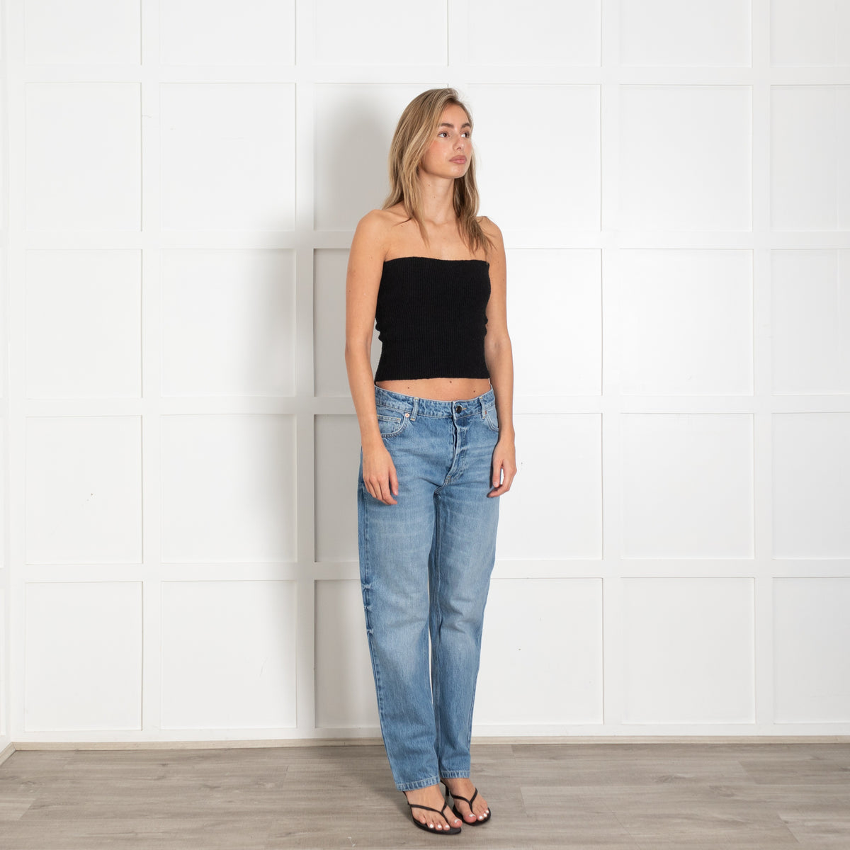 Blue Straight Leg Jeans - Image 7