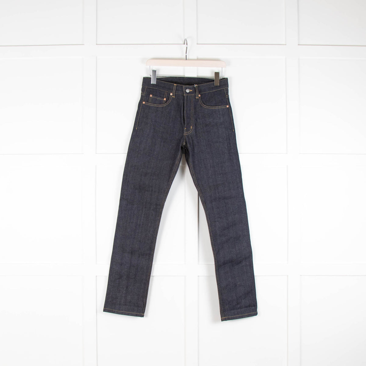 Raey Dark Rinse Slim Leg Jeans - Image 1