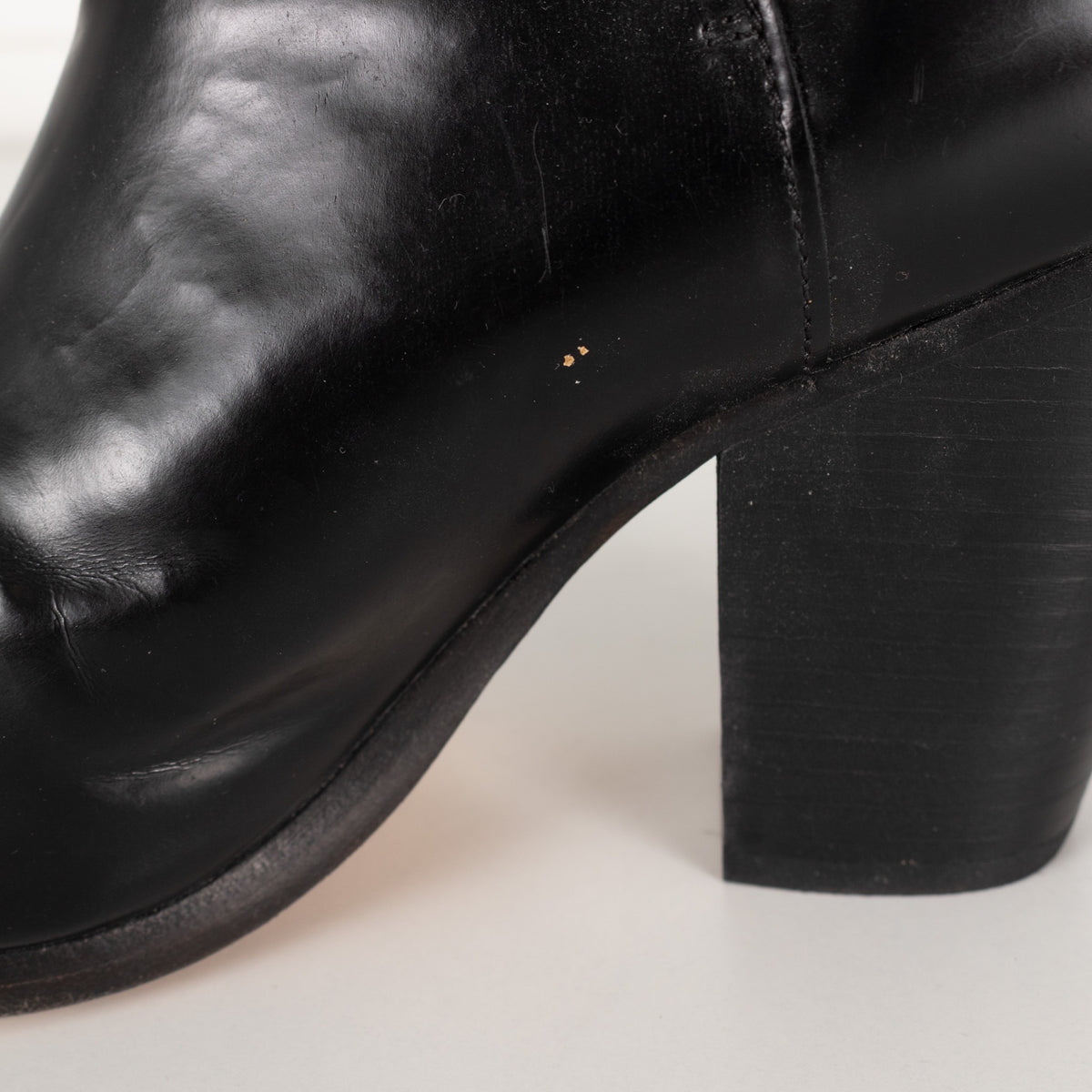 Rag & Bone Harrow Black Leather Ankle Boot - Image 13