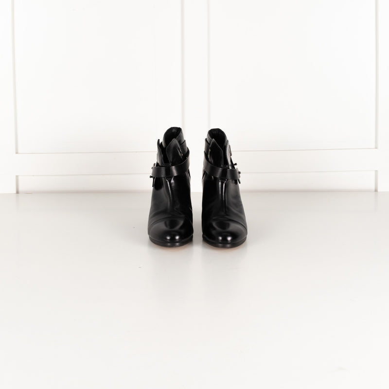 Rag & Bone Harrow Black Leather Ankle Boot - Image 2