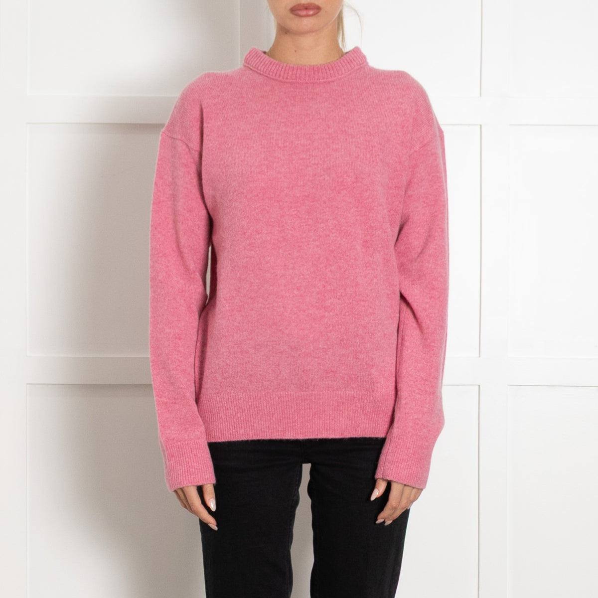 Reformation Pink Wool Jumper - Image 2