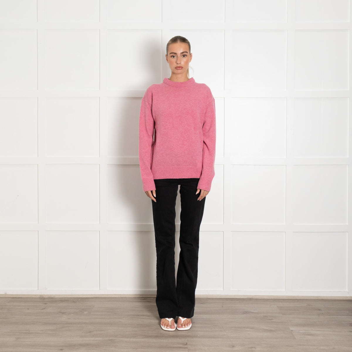 Reformation Pink Wool Jumper - Image 1
