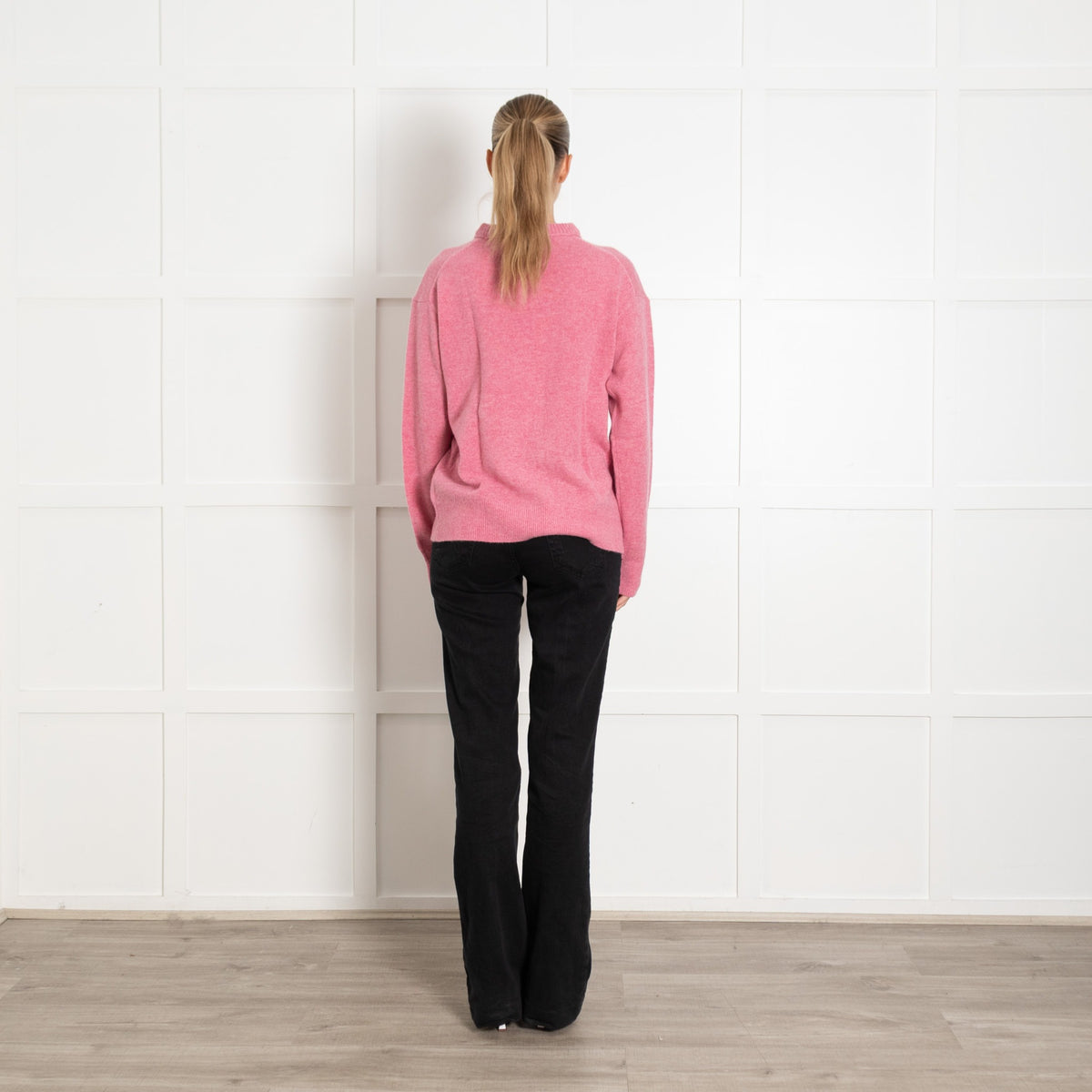 Reformation Pink Wool Jumper - Image 5