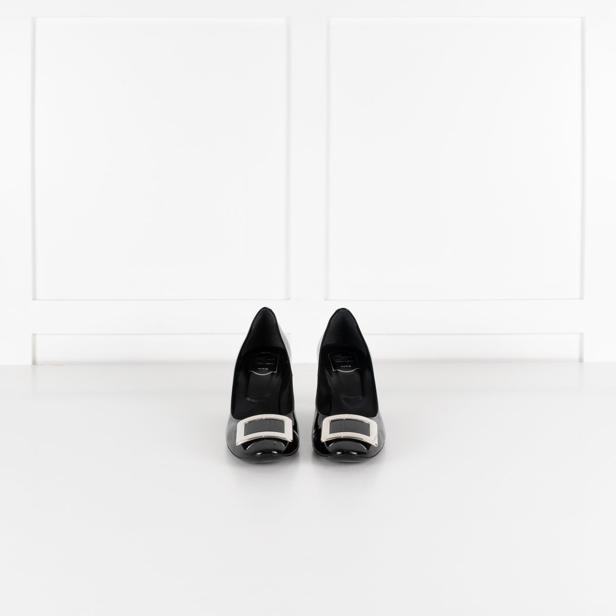Roger Vivier Black Patent Leather Heeled Shoe - Image 2