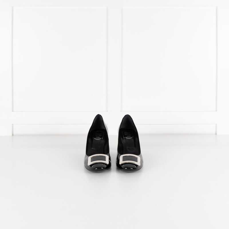 Roger Vivier Black Patent Leather Heeled Shoe - Image 2