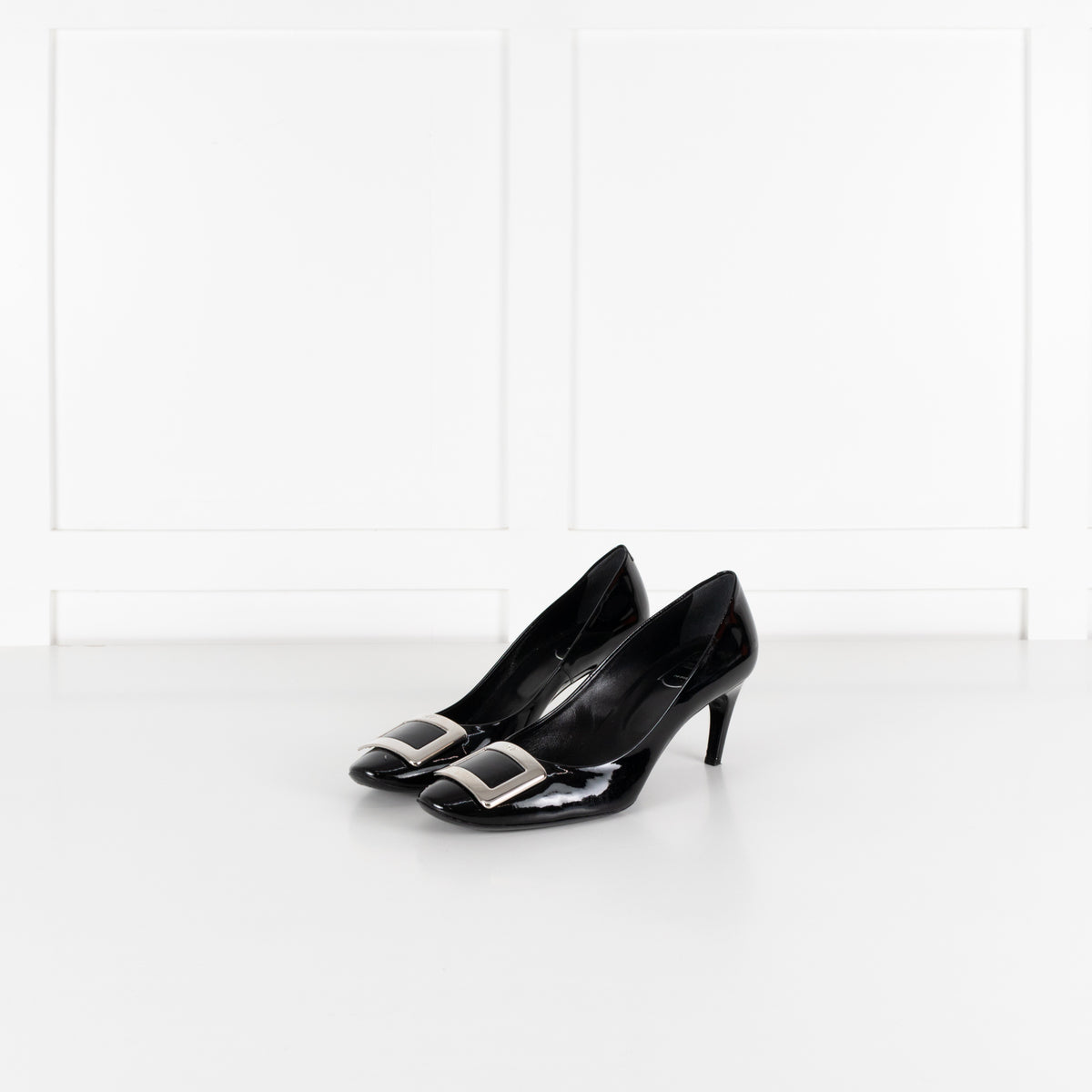 Roger Vivier Black Patent Leather Heeled Shoe - Image 3