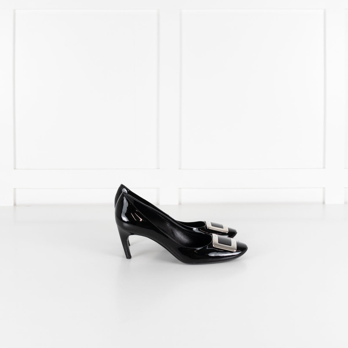 Roger Vivier Black Patent Leather Heeled Shoe - Image 6