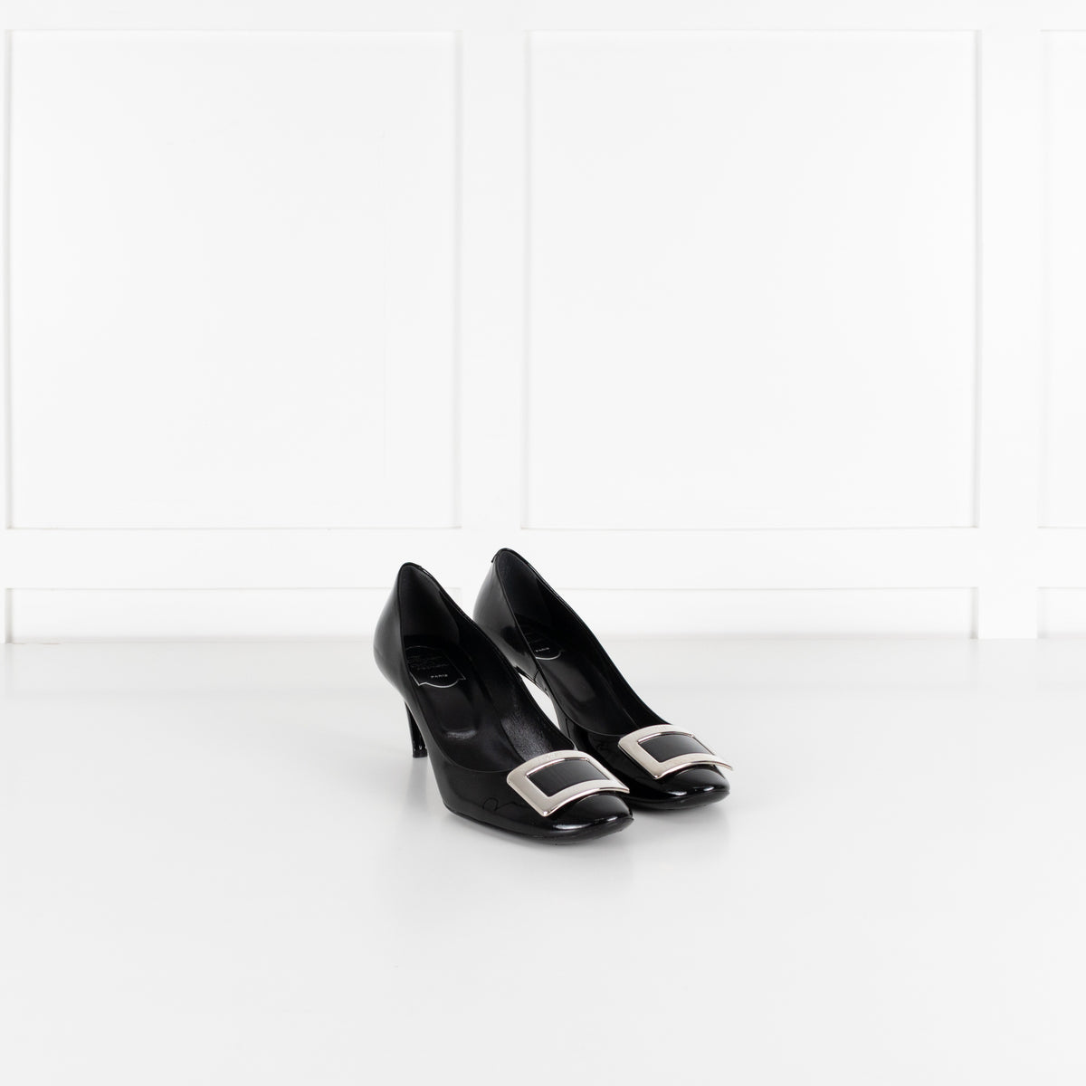 Roger Vivier Black Patent Leather Heeled Shoe - Image 7