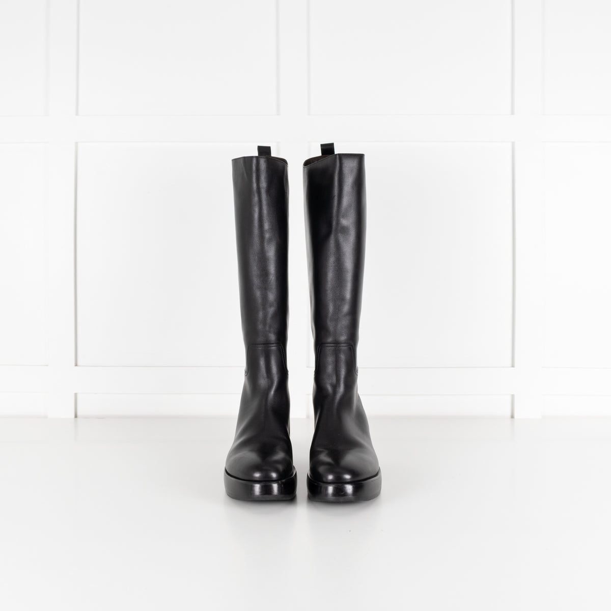 Black Leather Nobilis TR  Boots - Image 1