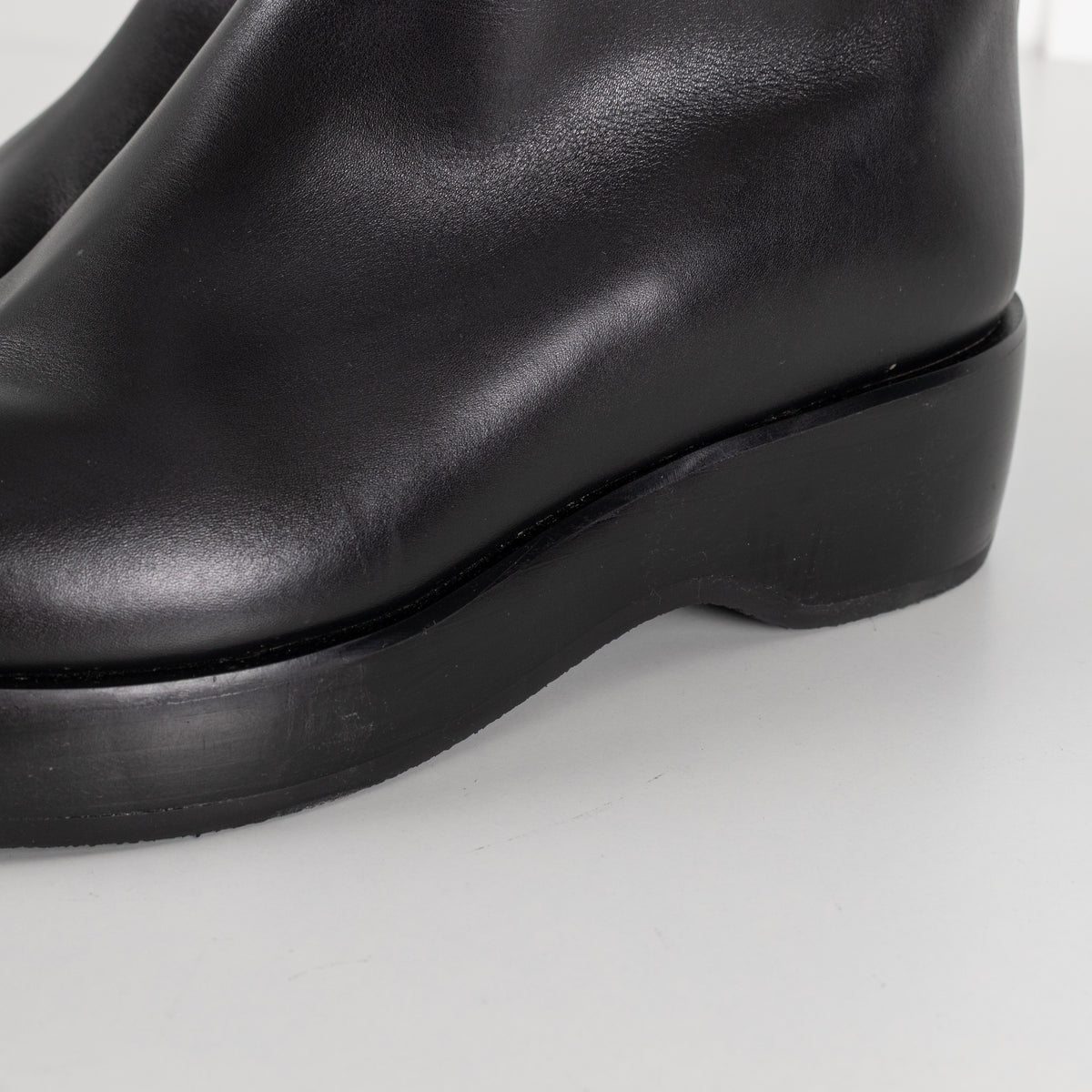 Black Leather Nobilis TR  Boots - Image 10
