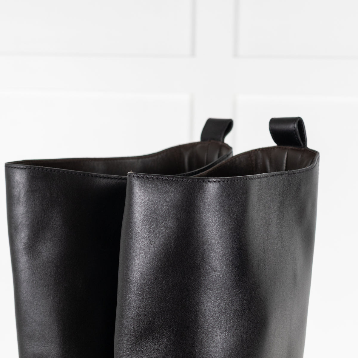 Black Leather Nobilis TR  Boots - Image 11