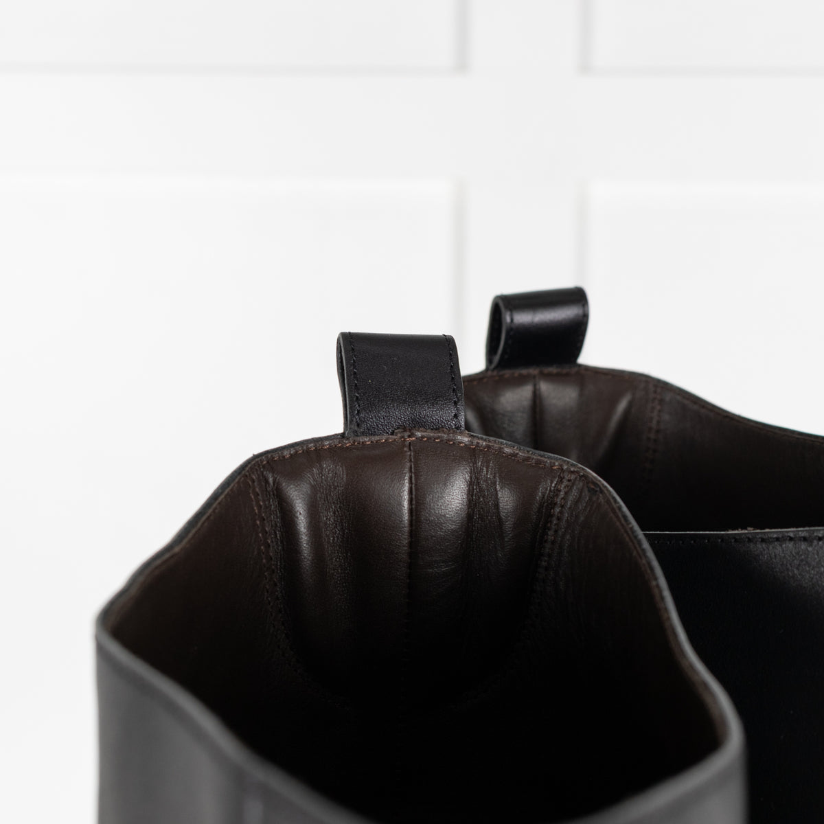 Black Leather Nobilis TR  Boots - Image 14