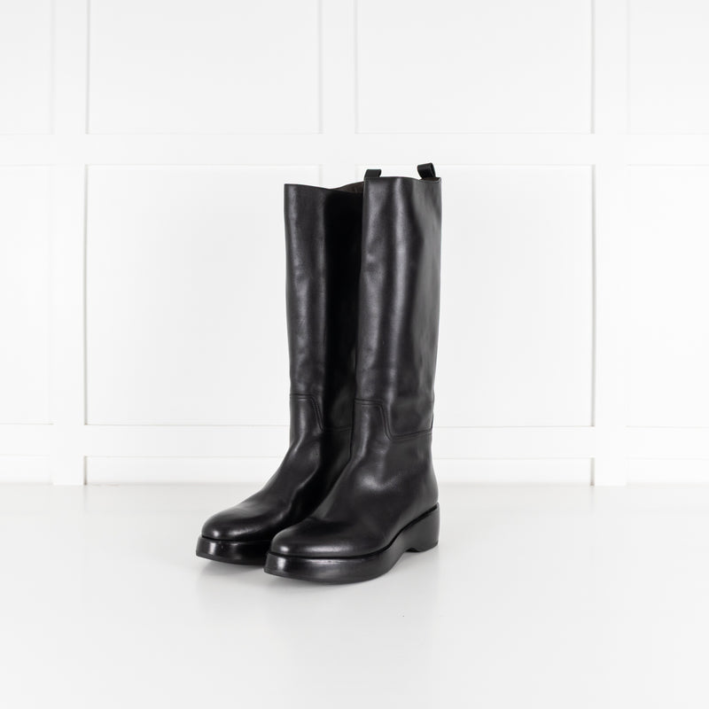 Black Leather Nobilis TR  Boots - Image 2