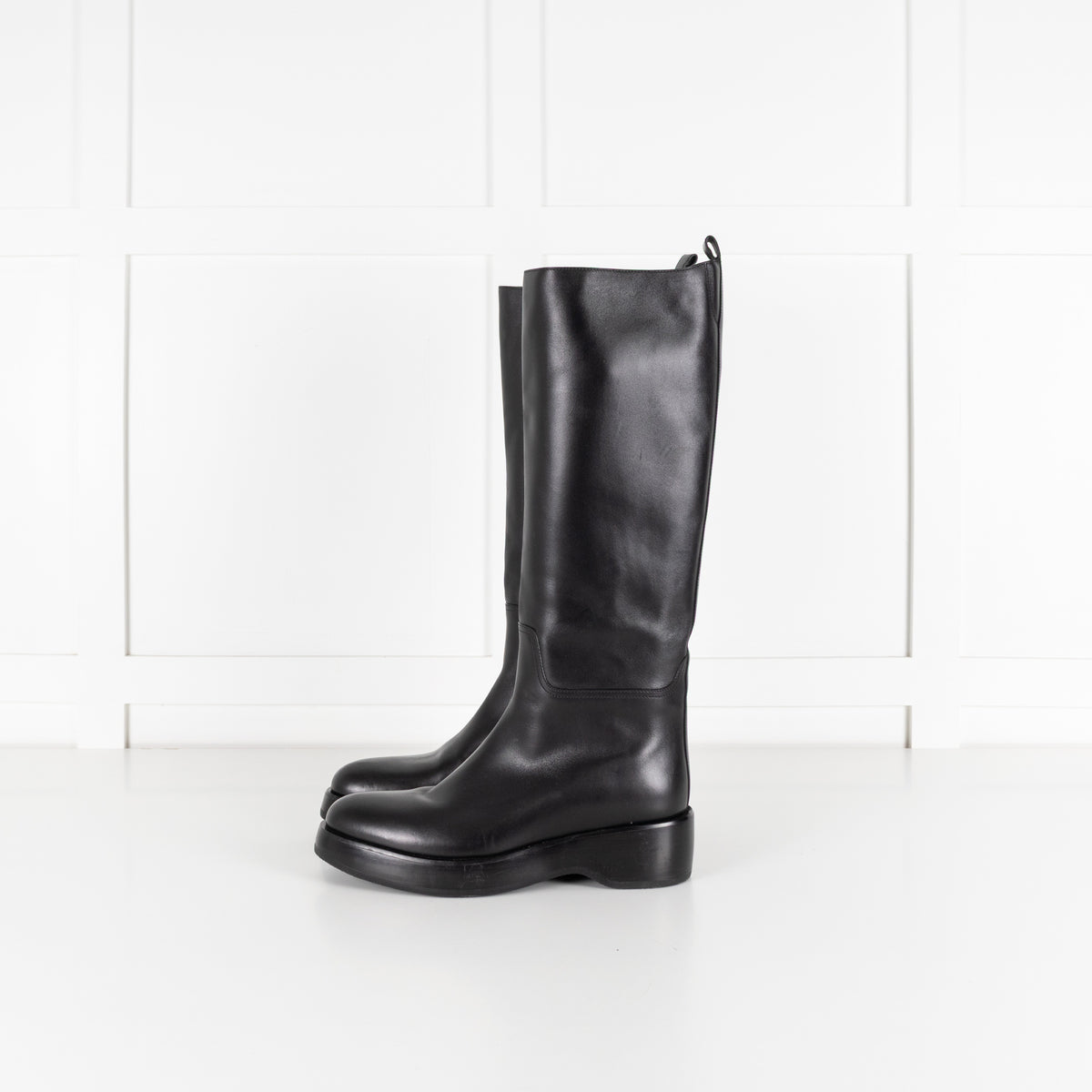 Black Leather Nobilis TR  Boots - Image 3