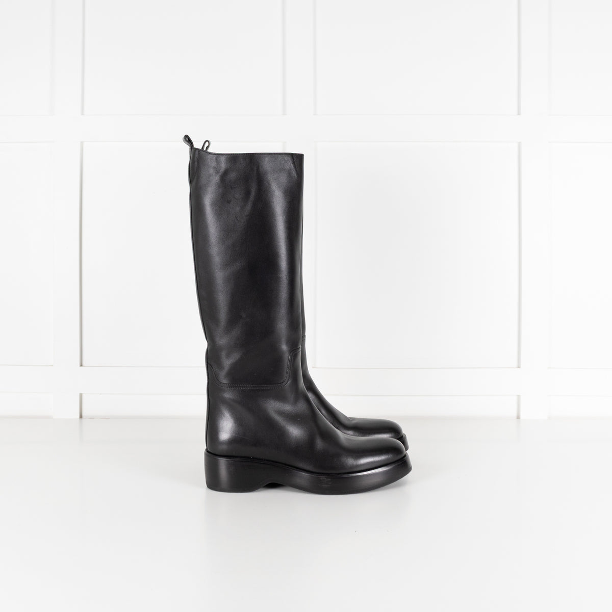Black Leather Nobilis TR  Boots - Image 5