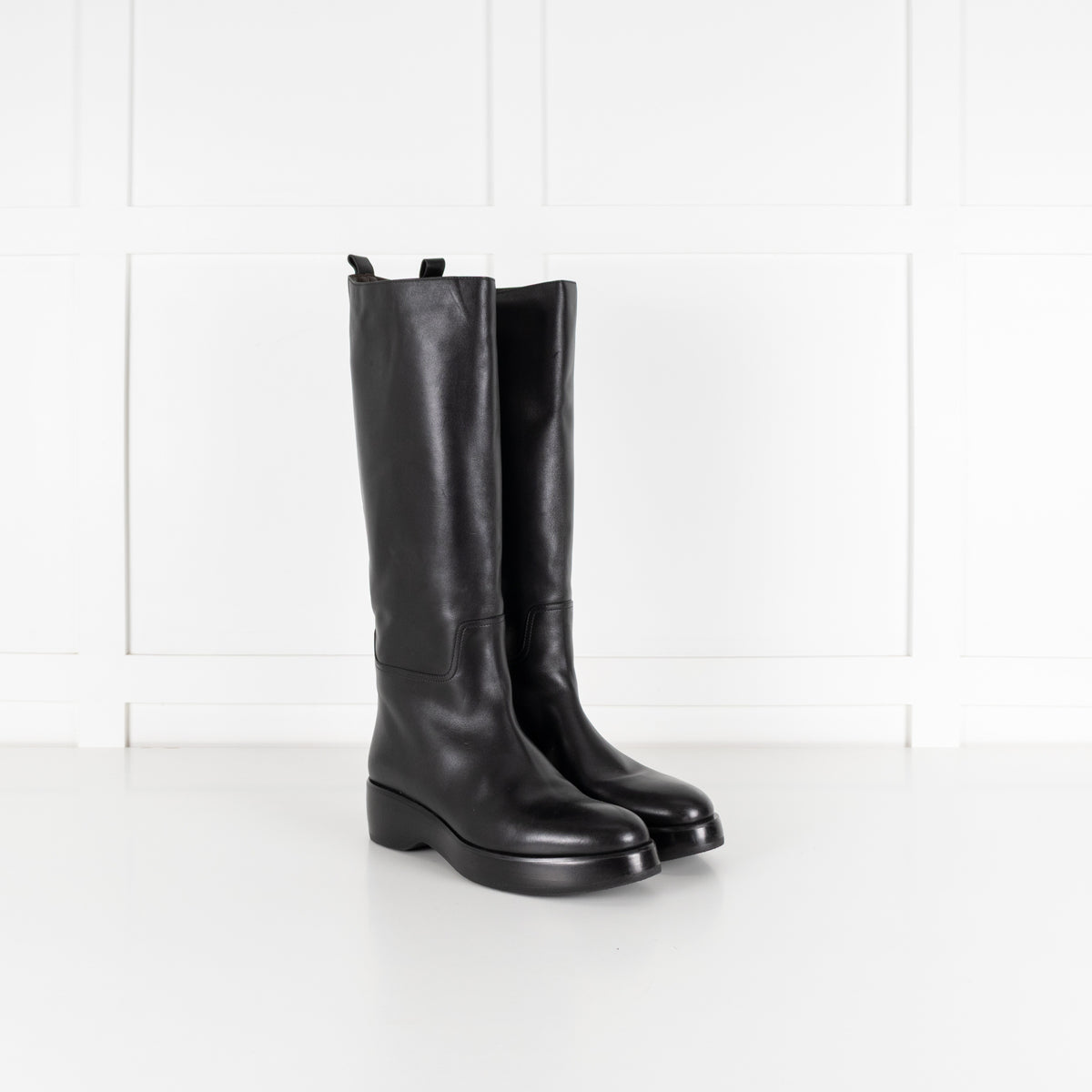 Black Leather Nobilis TR  Boots - Image 6