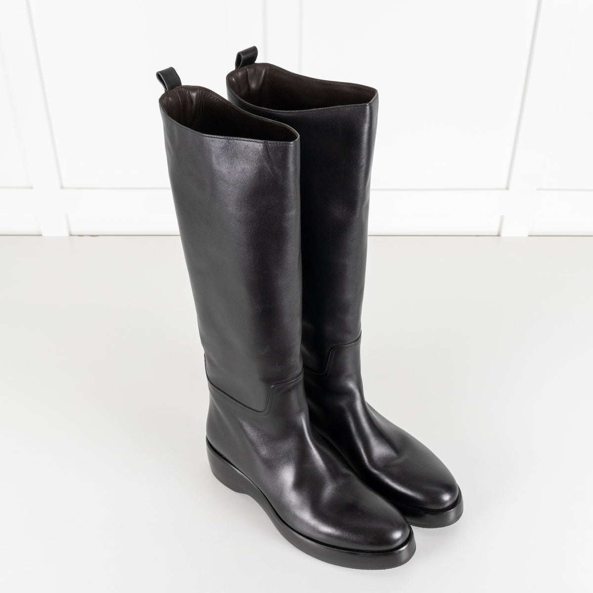 Black Leather Nobilis TR  Boots - Image 8
