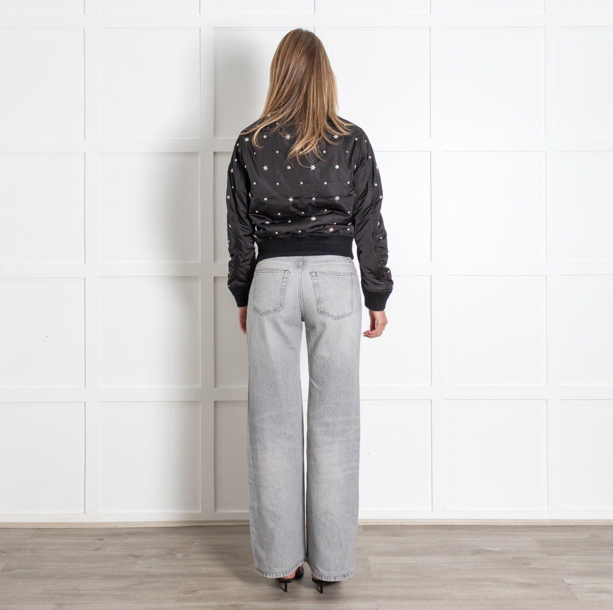 Silencio Star Studded Bomber Jacket - Image 5