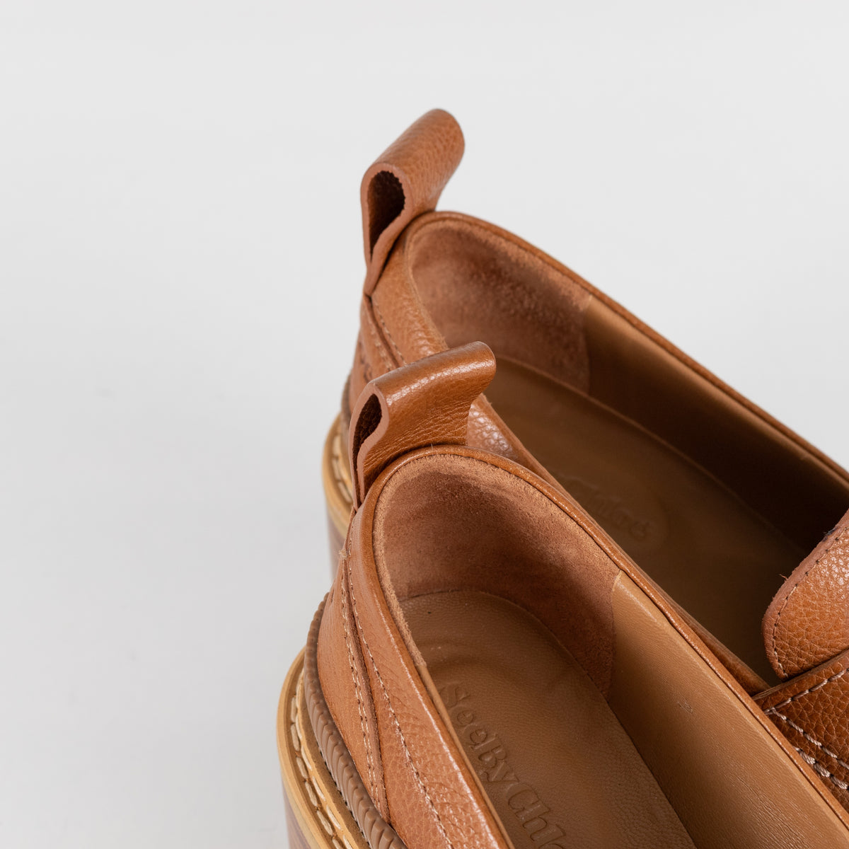 See by Chloe Mahalia Chunky Tan Platform Loafers - Image 11