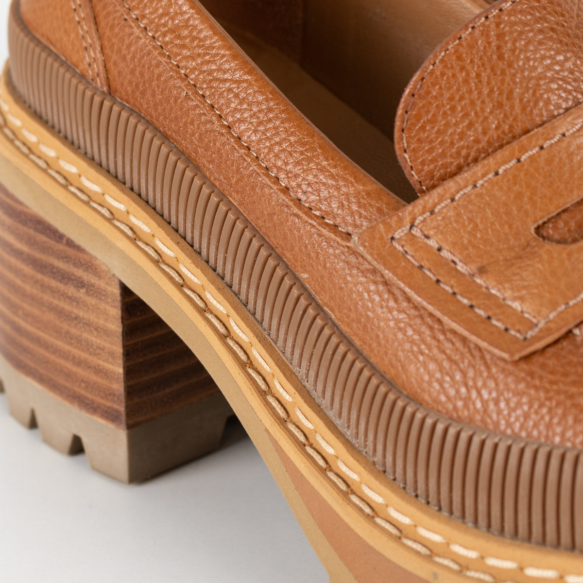 See by Chloe Mahalia Chunky Tan Platform Loafers - Image 14