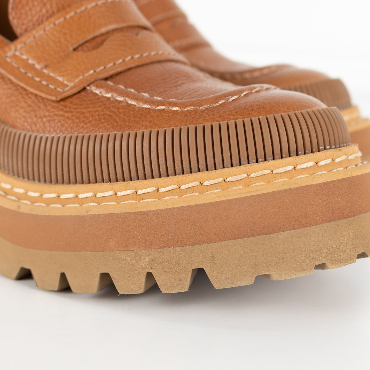 See by Chloe Mahalia Chunky Tan Platform Loafers - Image 17
