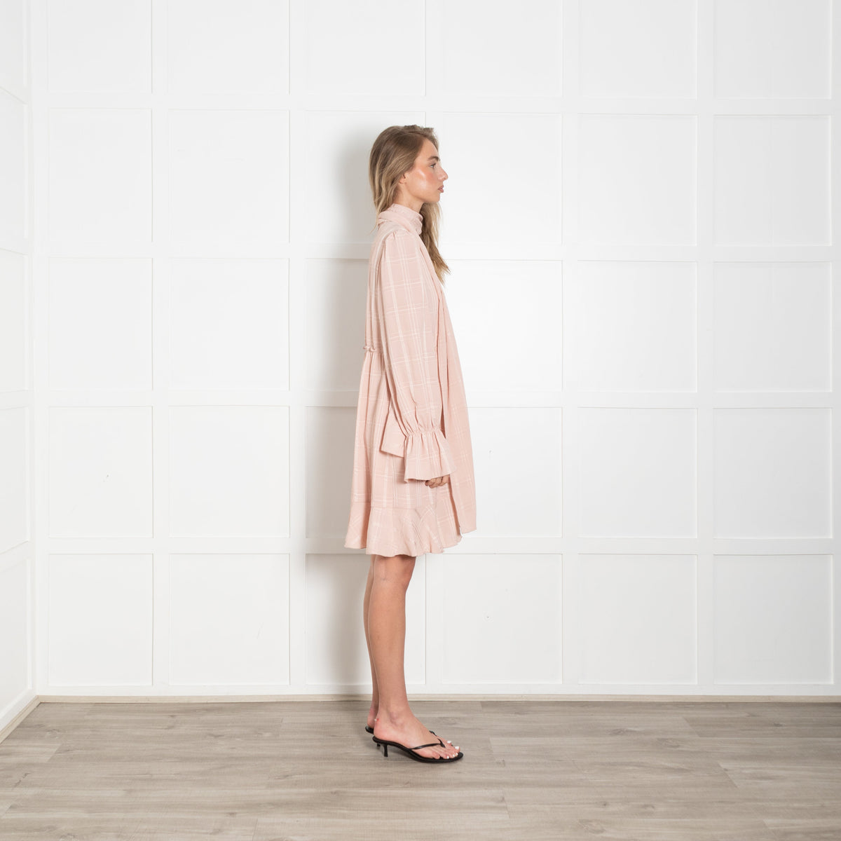 See By Chloe Smoky Pink Frilled Short Dress - Image 6