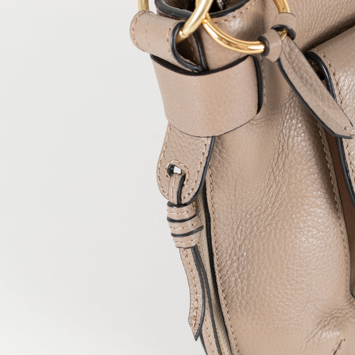 See By Chloe  Susie Taupe Shoulder Bag With Tassels & Crossbody Strap - Image 17