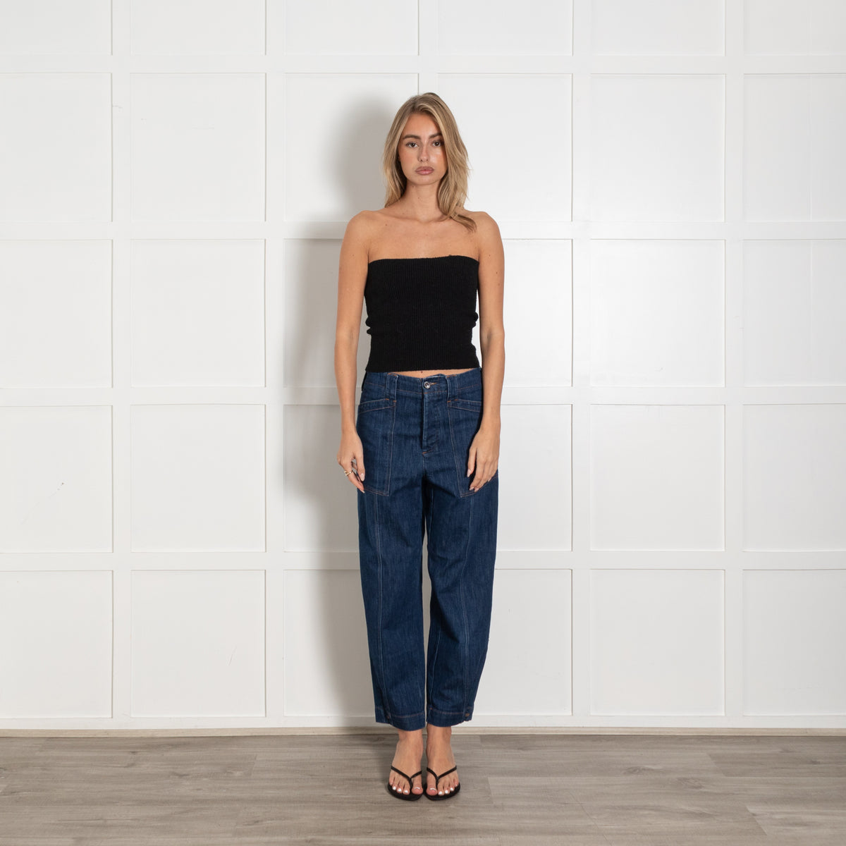 Soeur True Blue High Rise Straight Leg Jeans - Image 1