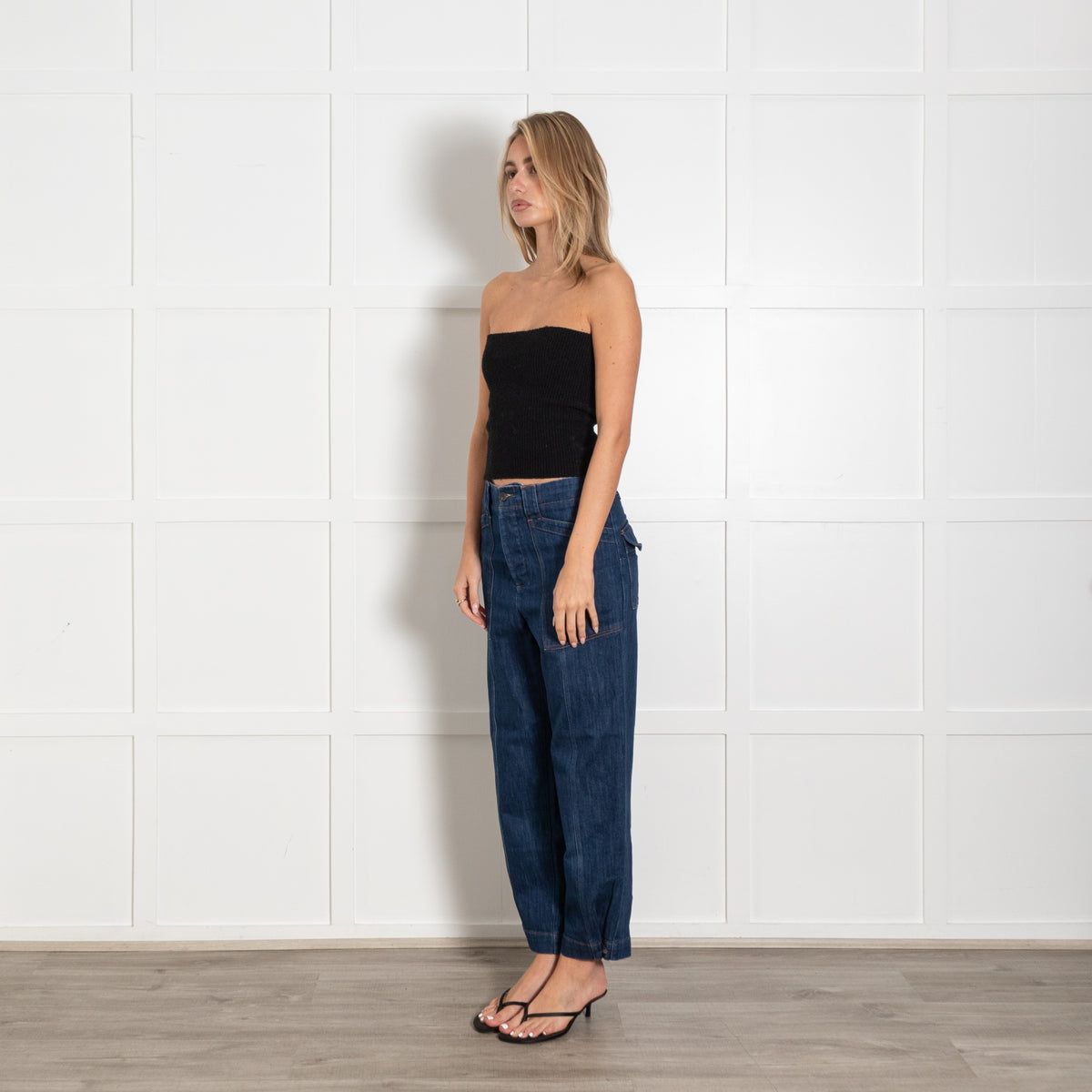 Soeur True Blue High Rise Straight Leg Jeans - Image 3