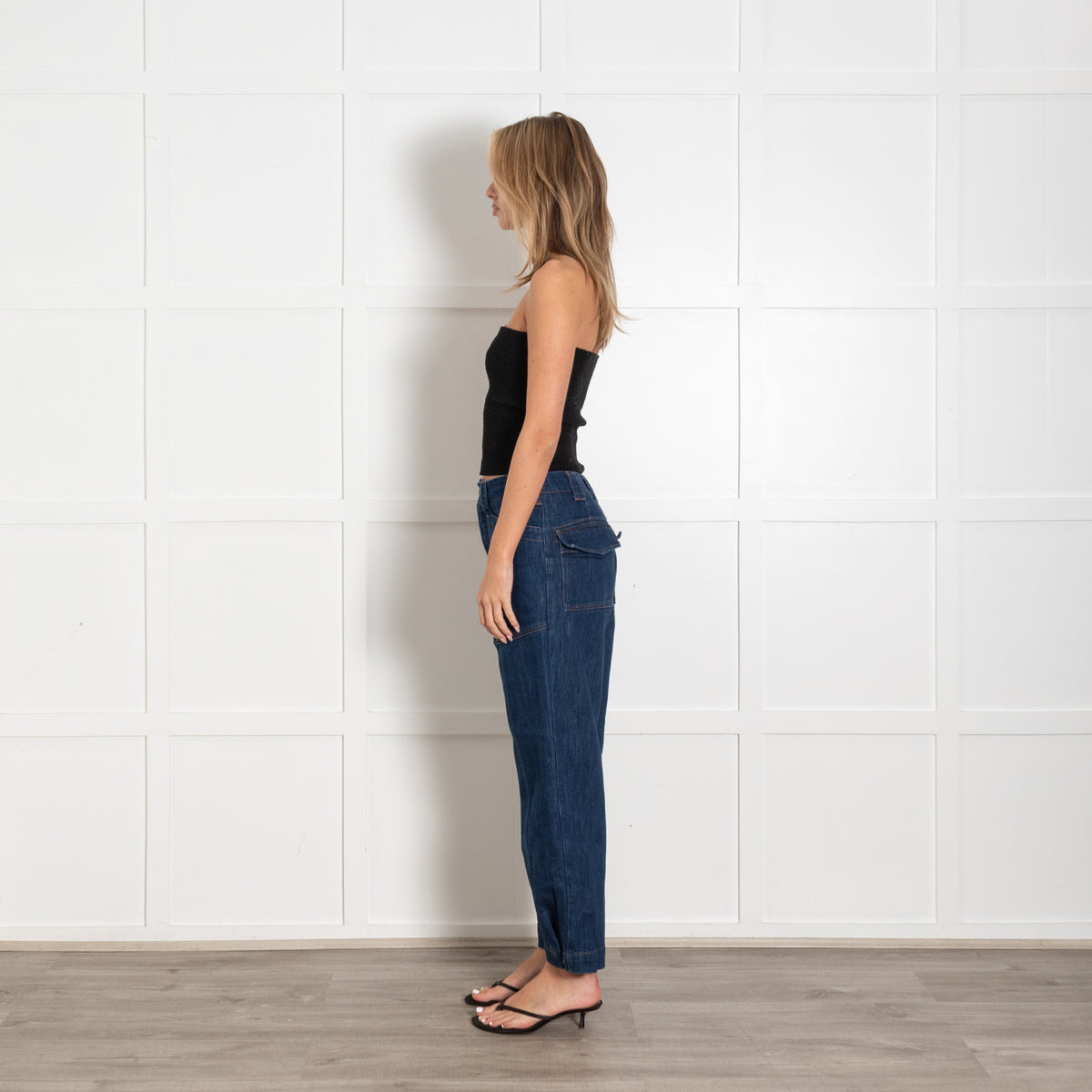 Soeur True Blue High Rise Straight Leg Jeans - Image 4