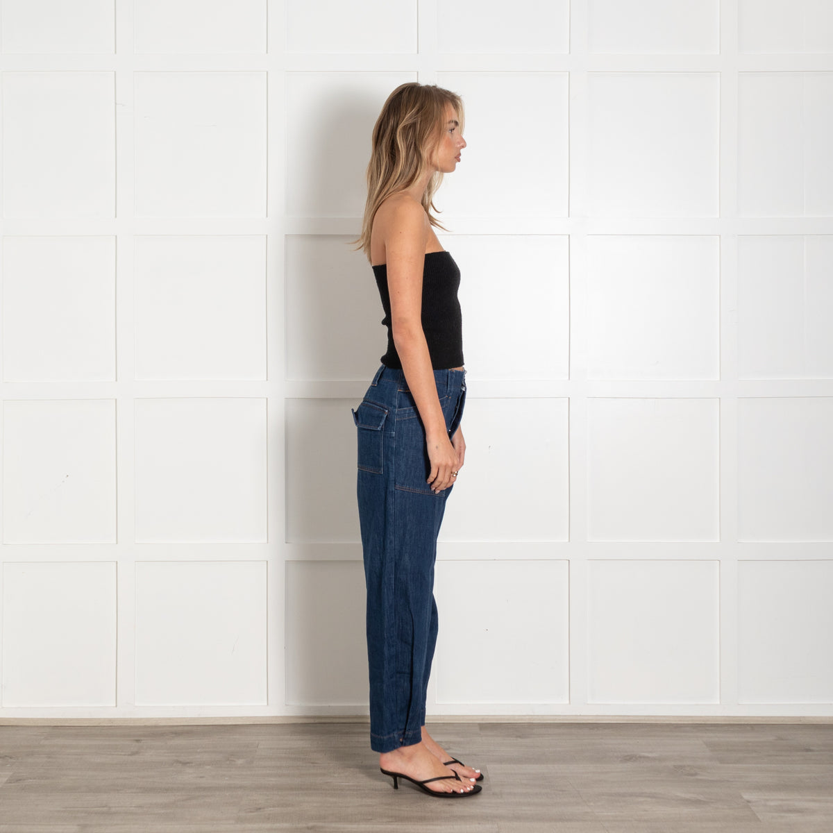 Soeur True Blue High Rise Straight Leg Jeans - Image 6