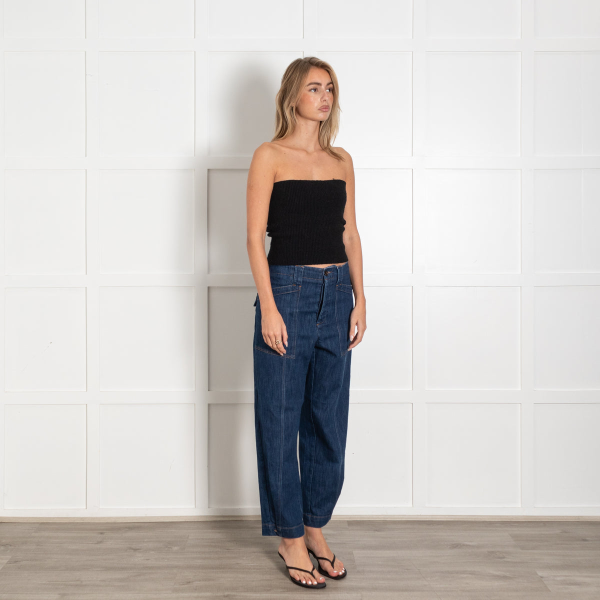Soeur True Blue High Rise Straight Leg Jeans - Image 7