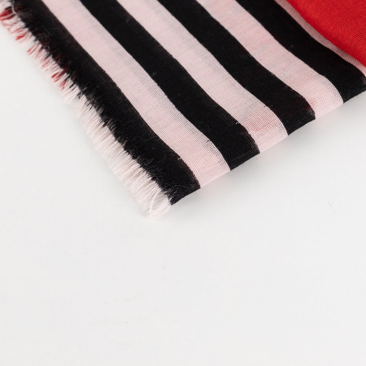 Sonia Rykiel Red Black Brown Print Scarf - Image 7