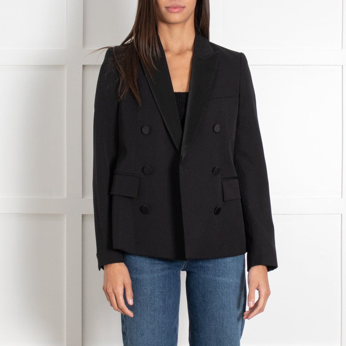 Stella McCartney Black Double-Breasted Blazer - Image 2