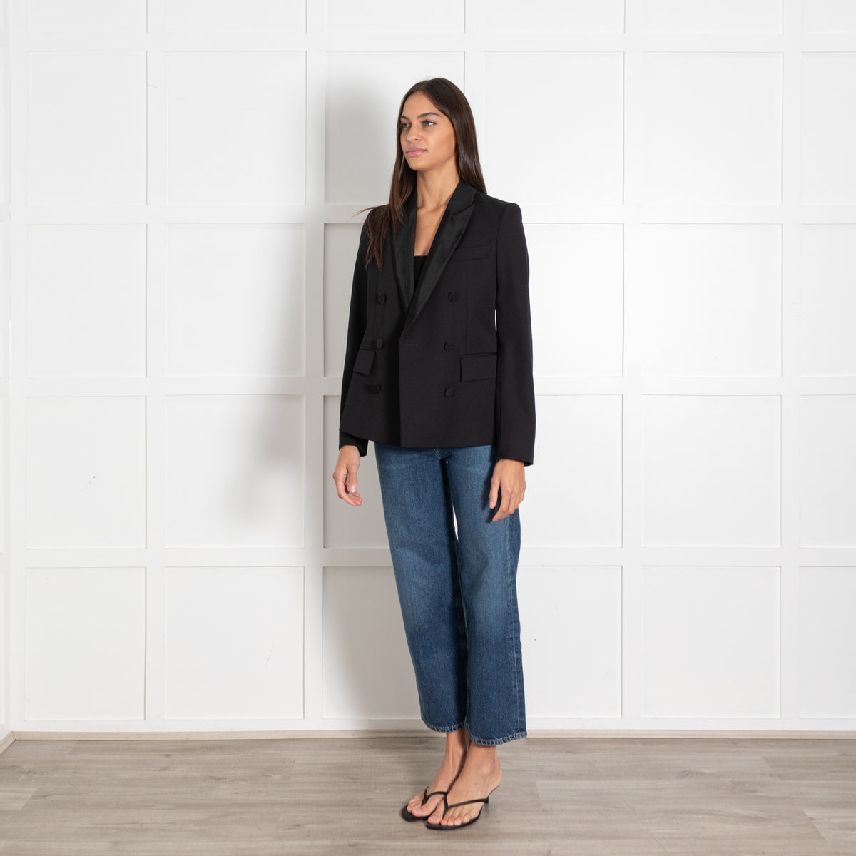 Stella McCartney Black Double-Breasted Blazer - Image 3