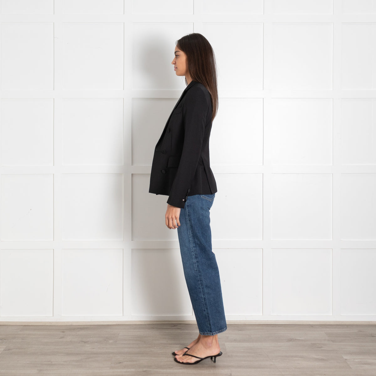 Stella McCartney Black Double-Breasted Blazer - Image 4