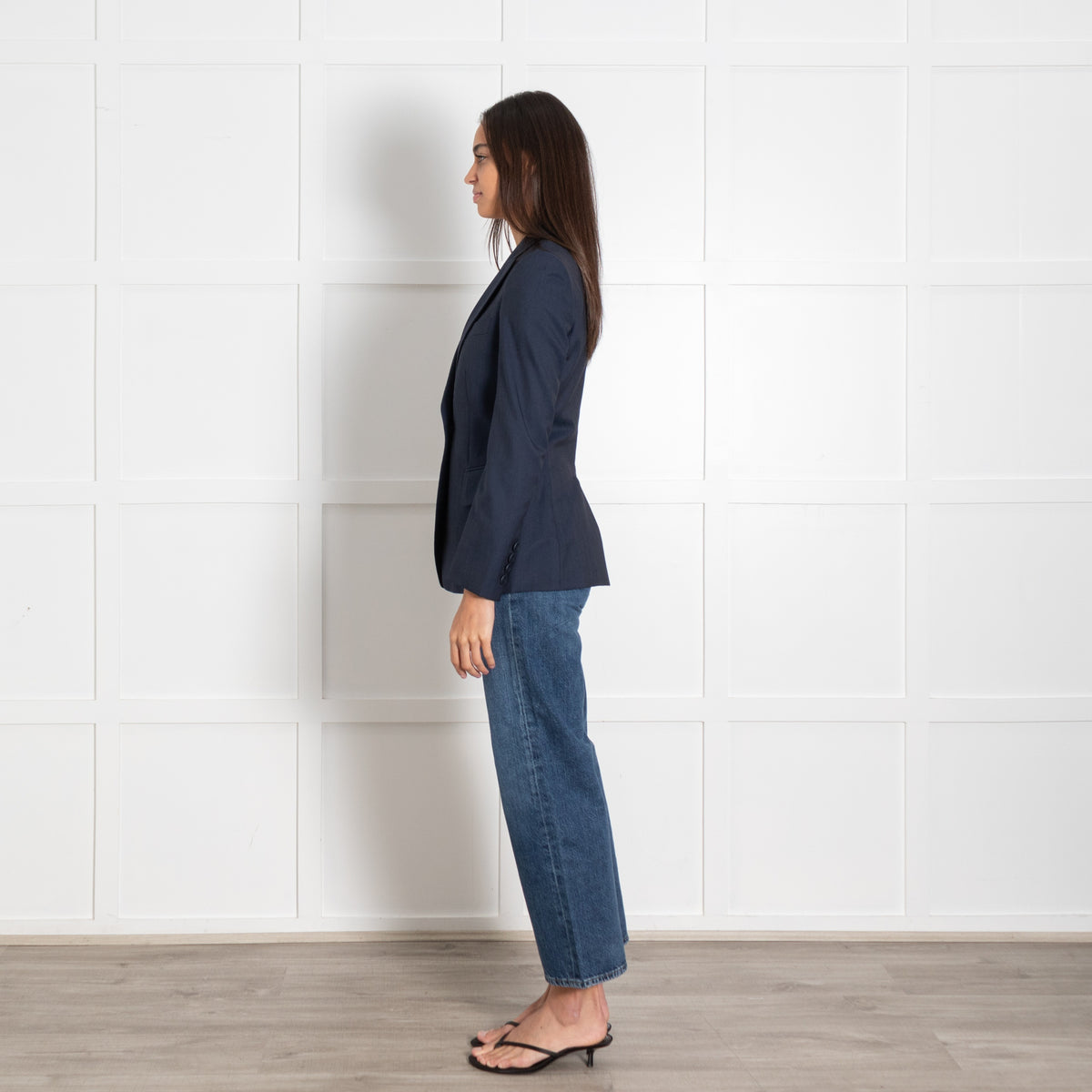 Stella McCartney Navy Fitted Blazer - Image 4