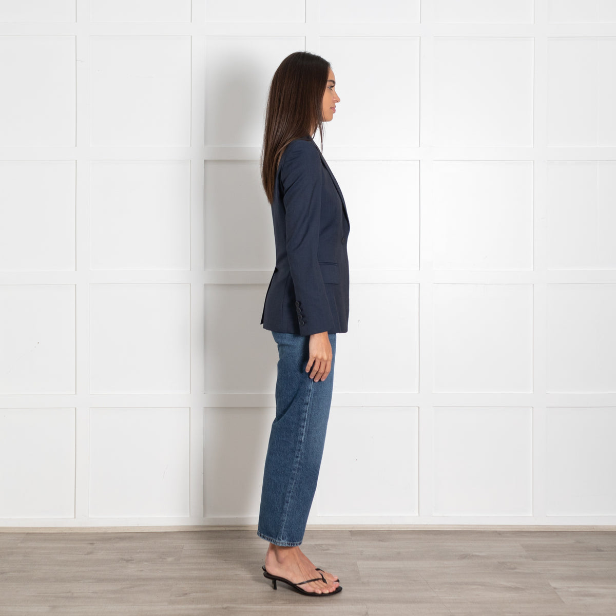 Stella McCartney Navy Fitted Blazer - Image 6