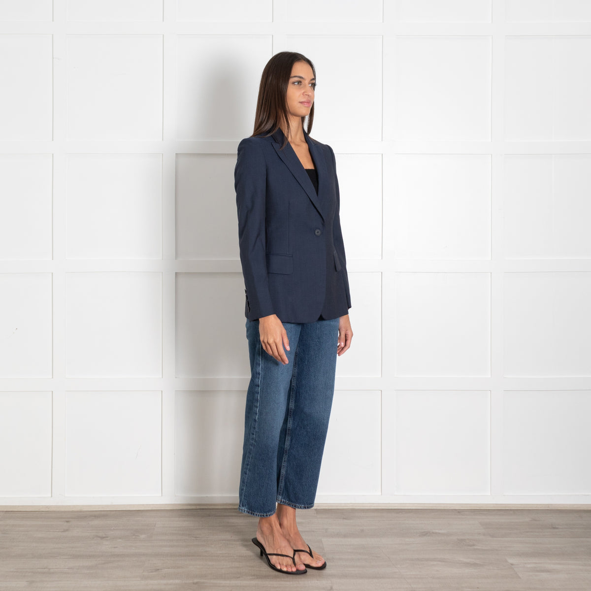 Stella McCartney Navy Fitted Blazer - Image 7