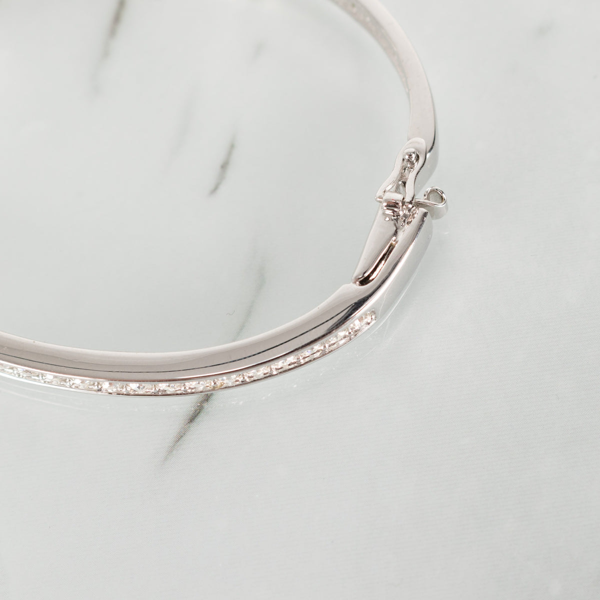Swarovski Silver Crystal Cuff - Image 3