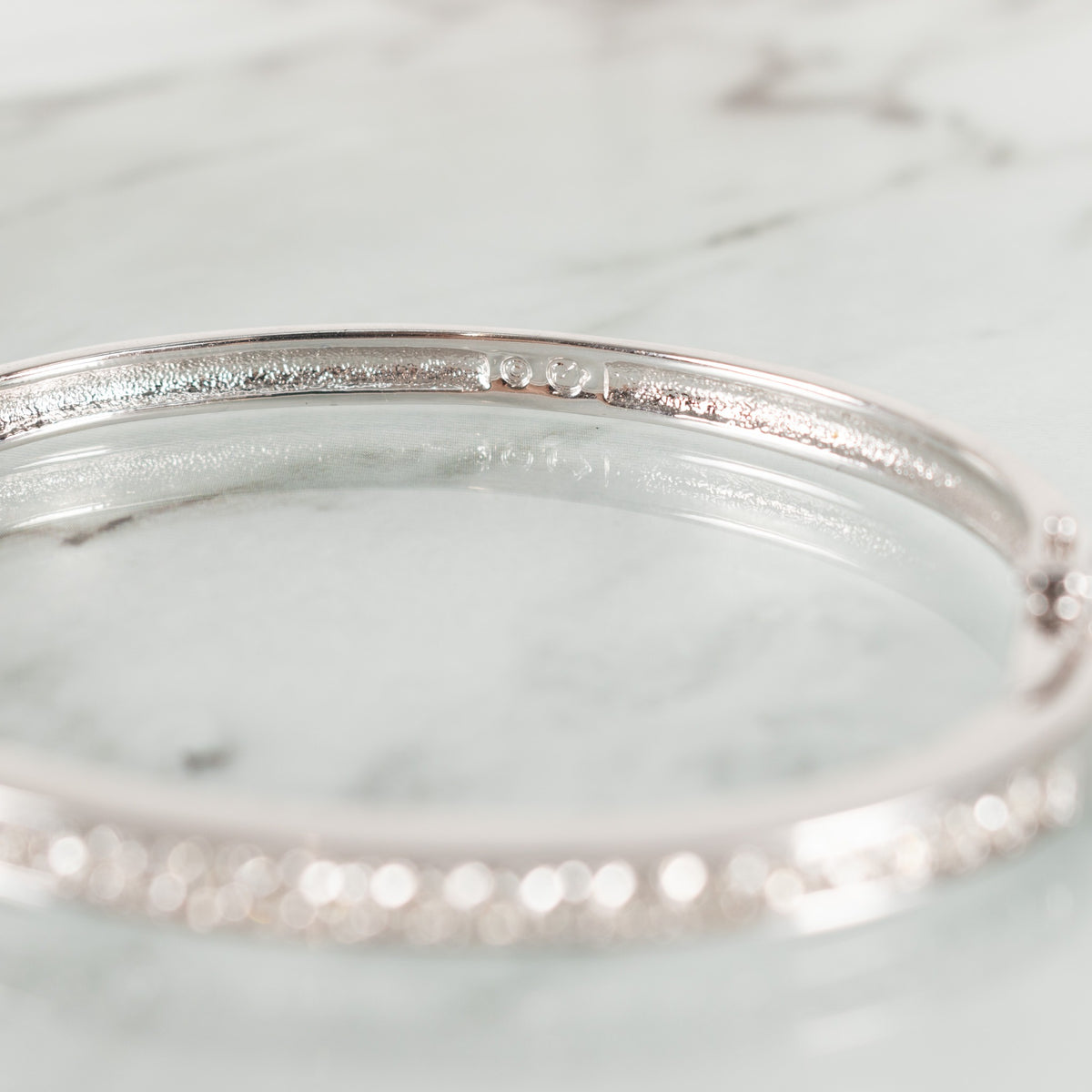 Swarovski Silver Crystal Cuff - Image 4